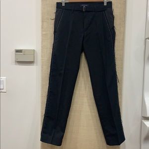 Undercover sashiko stitching wool pants